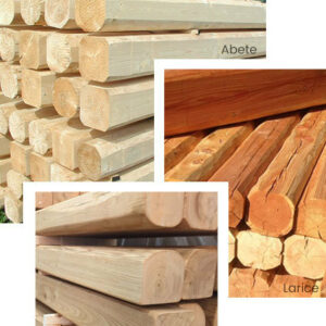 travi in legno massiccio